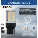 Dual Color Switchback Canbus P21w Led 1156 1157 7443 3157 T20 Led Auto LED Turn