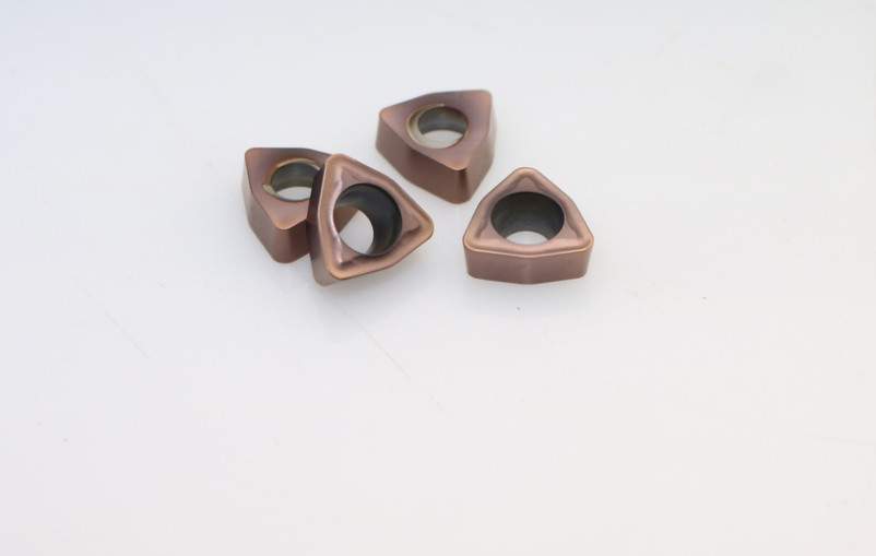 WCMX030208FN Cnc Turning Tools Inserts , Tungsten Indexable Inserts Used In Cnc Tooling