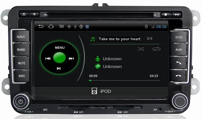 Ouchuangbo 7" Auto DVD Android 4.0 for Volkswagen Sharan /Touran /Golf GPS Navi Bluetooth EQ CAN BUS OCB-004C