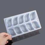 10 Compartments Soft Plastic Food Tray Dumpling Packaging