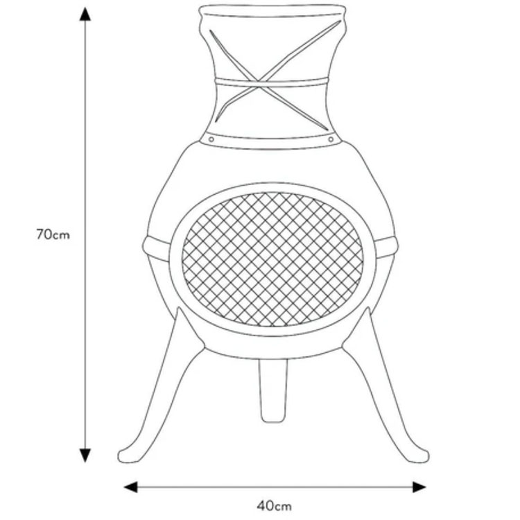 Metal Outdoor Patio Backyard Garden Camping Heavy Duty Steel Wood Burning Firepit Charcoal Fire Pit Fireplace Chimenea with Rain Cap