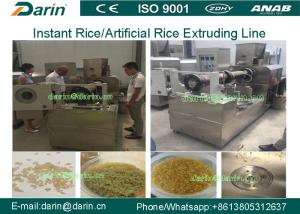 China Food Extruder Machine / Complete Auto Artificial Nutritional Rice Production Line factory