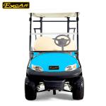Bule Color Two - Seaters Electric Car Golf Cart With Rear Caddie Step