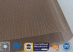 PTFE Coated Fiberglass Mesh Fabric 600g 4x4mm Brown Conveyor Belt