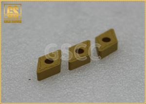 China YG6 Golden Tungsten Carbide Inserts For Machining Steel Non Standard factory