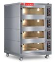 3 Phase 380V 3.1KW Pizza Toast Biscuits Rotary Rack Oven