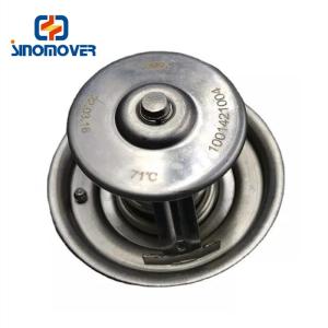 China 1001421004 71 Degree Thermostat For SINOTRUK HOWO WEICHAI WP12 WP13 SHACMAN LGMG MT95 Truck Engine Spare Parts factory