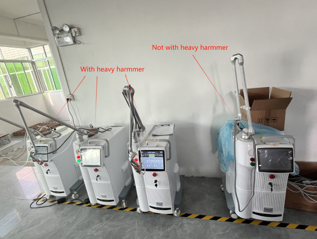 New Heave Hammer Vertical Model Vaginal Skin Resurfacing Therapy System For 7joints Guide Arm Folds Skin Whitening