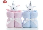 Warm Baby toy Blanket Pretty Plush Soft Unicorn Polar Coral Smooth Well Touch
