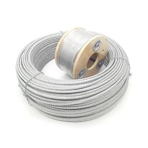 China 8xK19S / 8xK26WS / 8xK31WS / 8xK36WS WSC/IWRC Coated Type 316 Stainless Steel Wire Rope factory