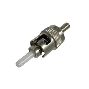 China Metal Colour ST Type Fiber Optic Connector Couplers Single Mode 50/55/60/65mm Length factory