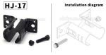 Fasten Style Lean Tube Connector Iron And Metal Material Black Color CE