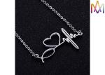 OEM ODM Free Engraving Stethoscope Heart Pendant