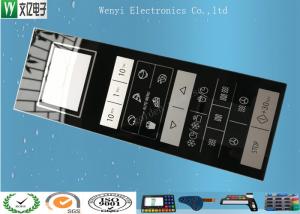 China Silkscreen Print Capacitive Membrane Switch Panel For Household Appliances factory