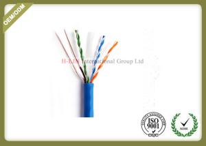 China Indoor 23AWG UTP CAT6 Network Lan Cable with Bare Copper PVC/LSZH Jacket factory