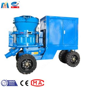 240V Dry Shotcrete Machine with 3m3/h Output and 750kg Weight for Efficient