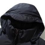 Contrast Color Cotton Padded Jackets Zip Up Men Crop Down Base Coat