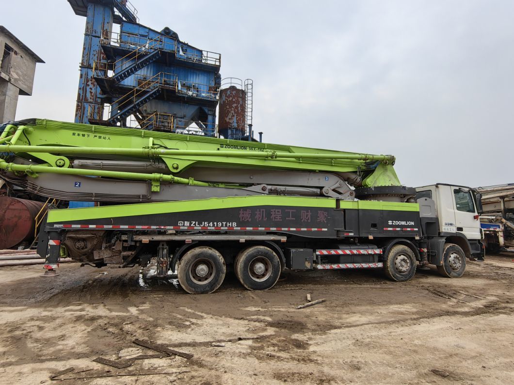 2013 Zoomliom 52m Concrete Boom Pump Putzmeister Mercedes Benz