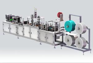 China 580KGS Weight Mask Production Machine , Face Mask Manufacturing Machine High Speed factory