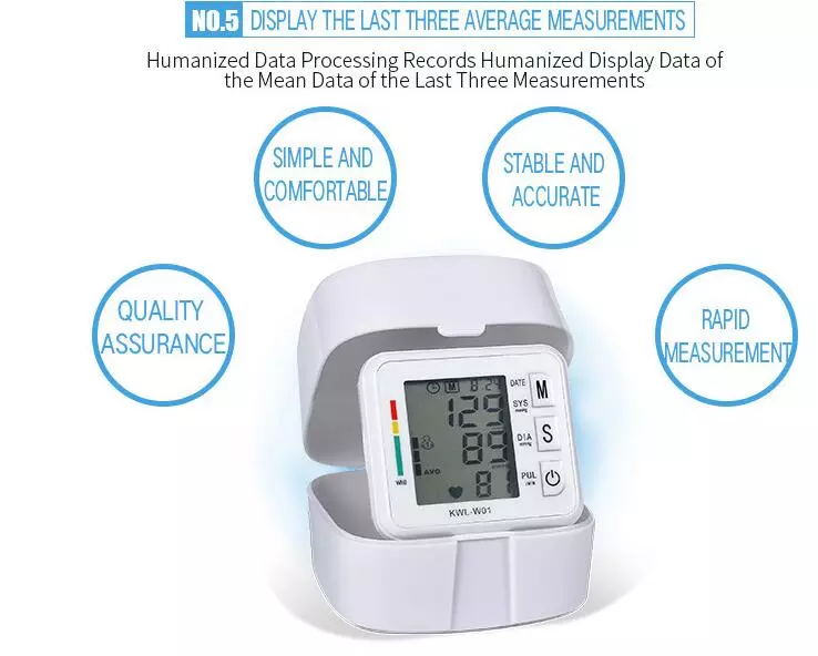 Household Blood pressure monitor wrist bp monitor