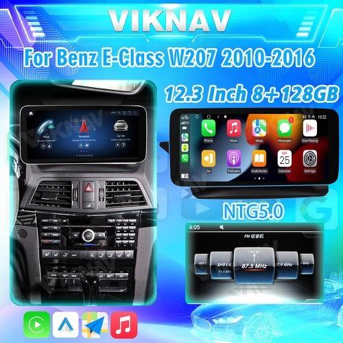 Viknav 12.3 Inch Android Car With Screen Multimedia Player For Mercedes Benz E