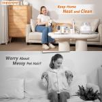 Pet Hair Removal Comb and Vacuum Cleaner The Perfect Combination for Cat
