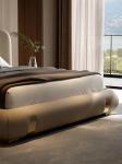 Custom Leather Luxury Bed Master 1.8 OAK PINE Bedroom King Bed