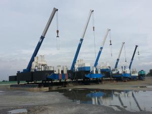 China Precast Concrete Hydraulic Press In Pile Driver , Press Pile Machine factory