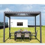 Aluminum Louvered Pergola Aluminum Pergola Pavilion With Louvered Roof
