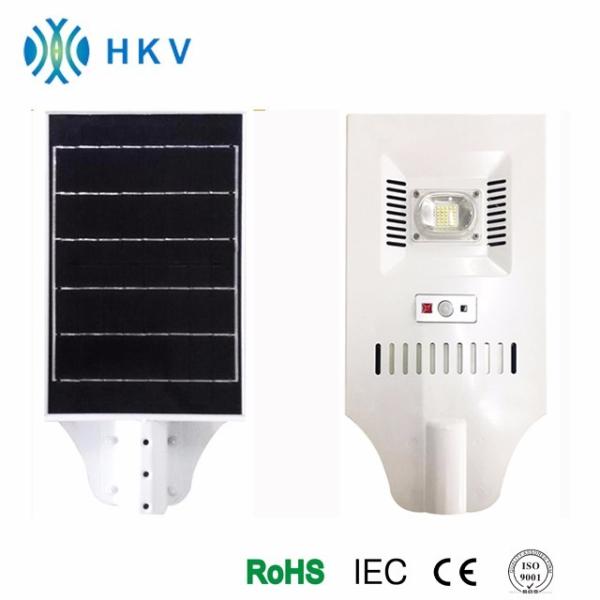 Die Casting Aluminum housing super brightness all in one 30W Solar Powered LED