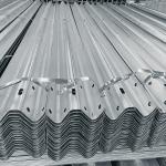 Round End Highway Guardrail 550-600g/m2 Zinc Coating and Hot Galvanized