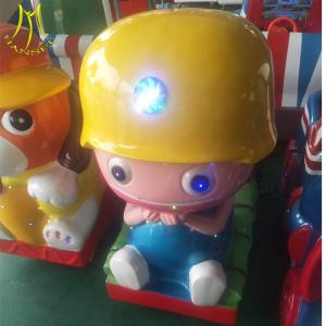China Hansel children toy ride amusement park fiber glass coin operated ride toys factory