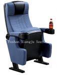 Plastic Armrest Audience Seating Chairs Home Furniture Flame Retardant Fabric