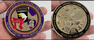 China Souvenir Brass Gold Silver Logo 3D Metal Challenge Coin For Laser Engraving Custom Gold Coin Blank Souvenir factory