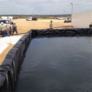 China Textured Waterproof Plastic Geomembrane Pond Liner Underlayment 1.5mm on sale