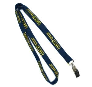 China Metal Clip Dye Sublimation Tubular Lanyards For ID Badges / ID Cards OEM factory