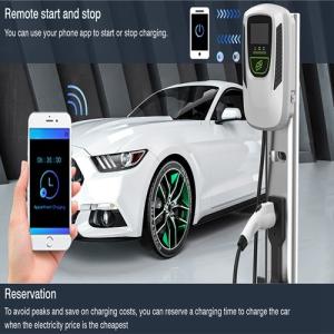 China OCPP 1.6 JSON Type 2 Socket 7KW Public Ev Charging Station factory