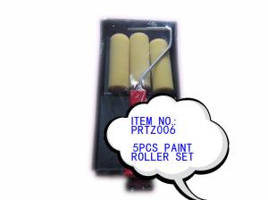 China 5pcs Paint Rollers Covers Durable Coating Roller Brush Wall Painting Tools Roller Sleeve factory