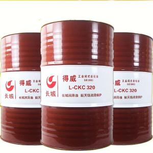 China 200L Dewei L-CKC 220 320 Industrial Closed Gear Oil Sinopec Lubricant factory