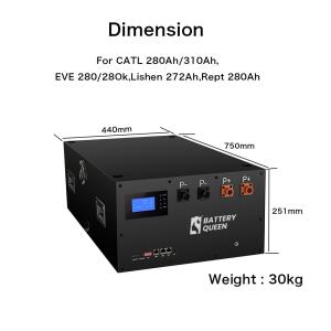 China EEL 48V 280ah Battery Pack Built In 16S 200A BMS Combine With Rs485 CAN Communication factory