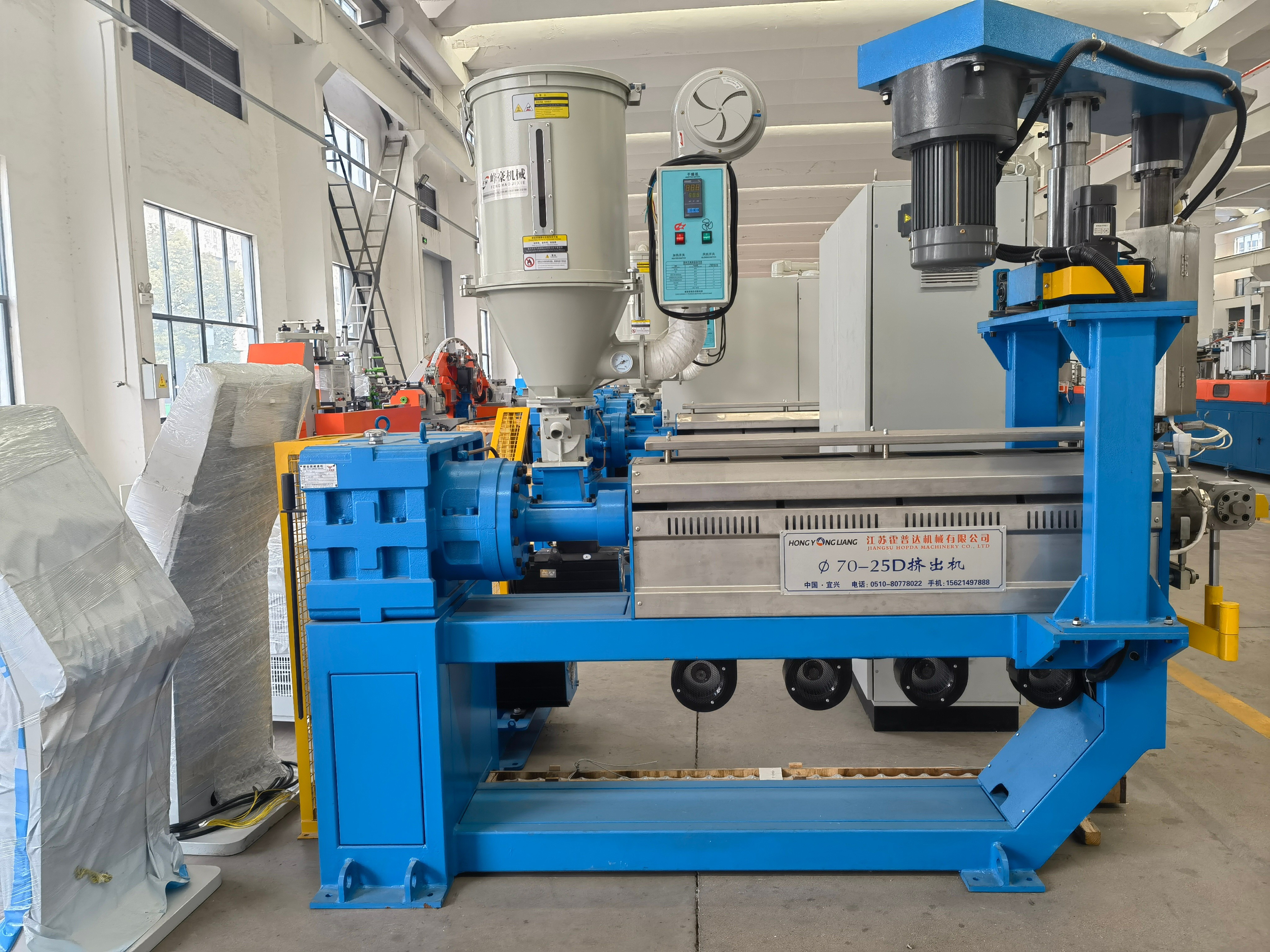 Specialised 70mm High Speed Extruder Cable Insulation And Sheathing With PVC