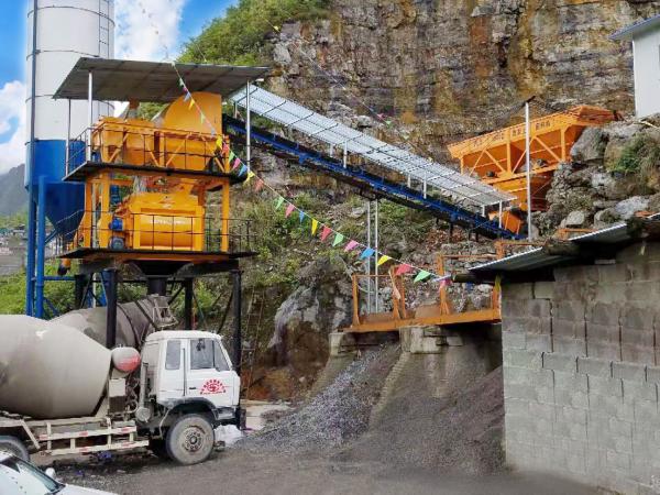 High Precision Concrete Batching Machine , Quick Installation Concrete Batching