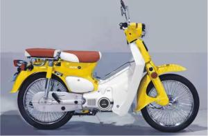 China 72V40Ah Electric Powered Motorcycle 2500W 55A Lithium Battery Super Cub factory