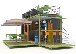 China Topshaw Prefab Bar Container Modular Movable Shipping Container Restaurant Coffee Shop for Sale factory