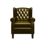 America modern style Single sofa used Cow leather covered high density sponge