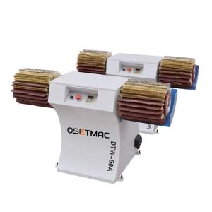 China 1240mm 610mm 880mm DTW-60A OSETMAC Two Rollers Manual Brush Sanding Machine For Wood MDF Plywood Polishing factory