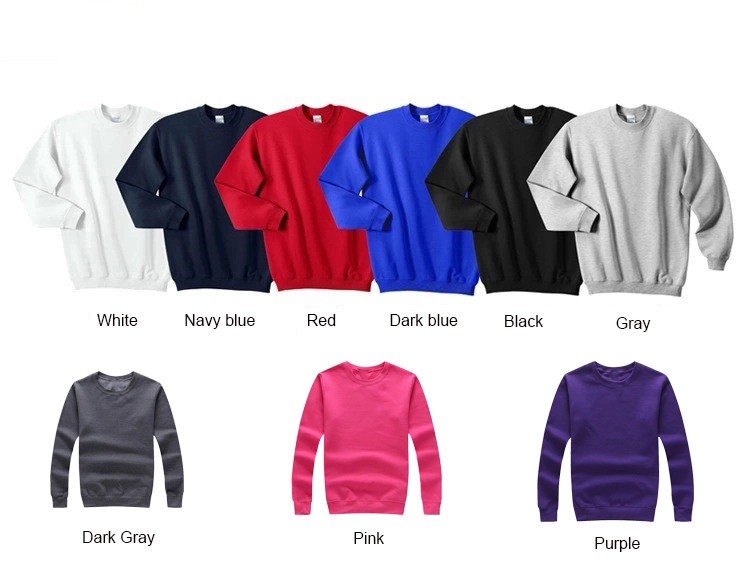 2020 Wholesale xxxxl hip hop plain Crewneck Sweatshirt With Pockets Organic Cotton sports hoodies