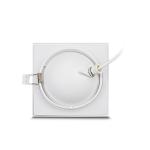 Matt White Gimbal Light Fixture