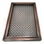 Rhombus Shape Grid PVD Color Decorative Stainless Steel Mesh For Home Decoration