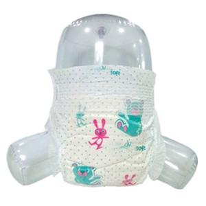 China 3D Leak Prevention Soft Breathable Baby Diaper With Hydrophilic Nonwoven Topsheet factory